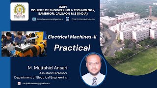 Practical Conduct Zero pf test on 3Ph alternator Determination of Voltage regulation [upl. by Yelyak]