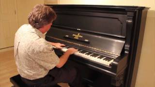 Vintage 1900 Steinway Upright Piano with Original Ivory Keys [upl. by Ailgna]