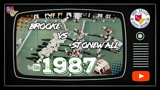 1987 🏈 Brooke Bruins vs Stonewall Jackson  State Championship [upl. by Naras108]