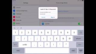 How to sign into an iTunes account on an iPad or iPhone [upl. by Fidelas]