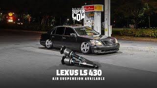 Bagged LS 430  Super Low Air Suspension by Bag Riders [upl. by Elgar387]