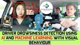 Driver Drowsiness Detection Using AI And Machine Learning With Visual Behaviour [upl. by Ahsatam]