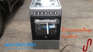 Lihat Produk Beko FSGT52110GS Freestanding Cooker [upl. by Horodko]