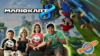 MARIO KART 8 Mania Lets play with the EvanTubeHD Family [upl. by Traweek]