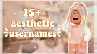 15 Aesthetic Usernames ✩  Roblox  Summerツ [upl. by Tyika]