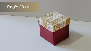 DIY Gift Box Tutorial How to Make a Beautiful Handmade Gift Box [upl. by Nageem]