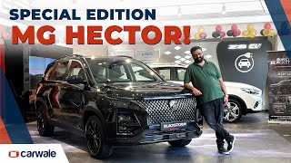 2024 MG Hector Black Storm Walkaround  Black Colour  Special Edition for Rs 21 Lakh [upl. by Anilegna692]