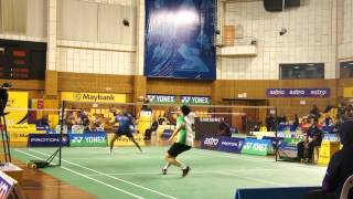 Selangor Badminton Open 2012 4  MS D1 R2 Zulfadi Vs Ng Sun Ly [upl. by Okram]