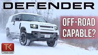 Hows the 2024 Defender 4x4 System We Tackle Icy Roads and Snowy Trails to Find Out [upl. by Towers]