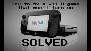 How to fix a Wii U game console that wont turn on [upl. by Rawlinson]