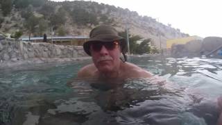 Soaking at Cottonwood Hot Springs Buena Vista Colorado [upl. by Attecnoc]