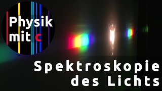 Spektroskopie von weißem Licht [upl. by Tteragram518]