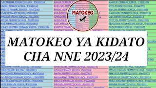 NECTA MATOKEO YA KIDATO CHA NNE FORM FOUR RESULTS CSEE 202324 [upl. by Mas]