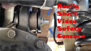 Upper Control Arm Bushing Bolt replacement For Safety [upl. by Mcloughlin]