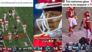 Chris Collinsworth and Tony Romo quotGlazingquot Patrick Mahomes Tik Tok Compilation [upl. by Melisandra]