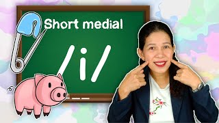 Short Vowel Sounds  Medial i  Kindergarten Reading  Phonics  Learning with Teacher Ira [upl. by Aronel]