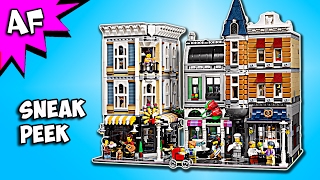 Lego Creator ASSEMBLY SQUARE 10255 Sneak Peek amp Designer Review [upl. by Hseham]