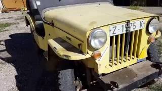 jeep CJ3B perkins 4108 sound willys Bravo [upl. by Ardiek252]