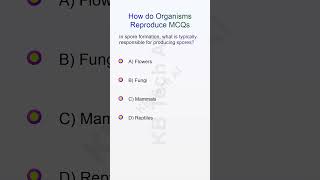 TOP 50 MCQ How do Organisms Reproduce 13 [upl. by Gereron]