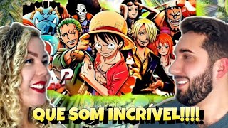 REACT Rap do Bando do Chapéu de Palha  One Piece   WLO  Conjunto [upl. by Malliw]