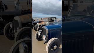 Classic American Cars On Beach  VHRA Pendine 2024 automobile history classiccars car wales [upl. by Nitsrik]