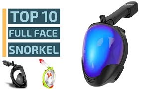 Top 10 Best Full Face Snorkeling Masks of 2019  180° Panoramic View Seaview [upl. by Nivat964]