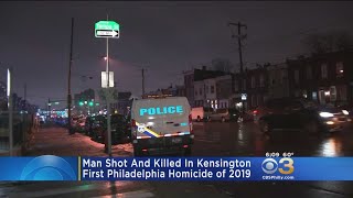 Man Shot Killed In Kensington Becomes Citys First Homicide Of 2019 [upl. by Shena]