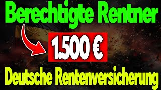 Zusätzliche Unterstützung für Deutsche Rentner Deutsche Rentenversicherung bietet neue Hilfen [upl. by Daniela729]