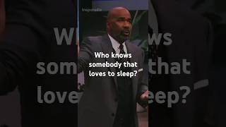 Rich people dont sleep 8 hours a day  Steve Harvey motivation inspiration mindset shorts [upl. by Yluj390]