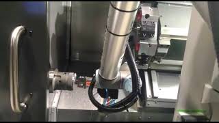 Machine Tending by Collaborative Robots  Universal Robots [upl. by Puri]