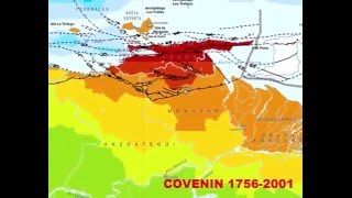 Evolución de Mapa de Zonificacion Sismica de Venezuela [upl. by Colas]