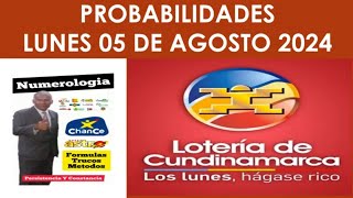 RESULTADO DE LA LOTERIA DE CUNDINAMARCA HOY LUNES 5 de Agosto del 2024 loteriadecundinamarca [upl. by Mcquillin]