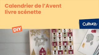 DIY créatif  Calendrier de lAvent livre scénette [upl. by Lindon]