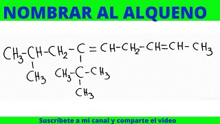 Nombrar ALQUENO [upl. by Larimore]