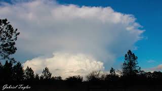 Supercell Thunderstorm near Jacksonville Florida [upl. by Bik213]