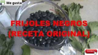 FRIJOLES NEGROS Caldositos RECETA ORIGINAL [upl. by Odell]