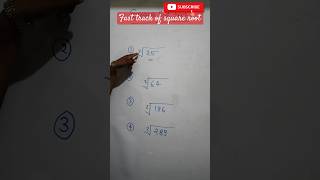 How to find Square Root  Square Root Kaise Nikale  Square Root Trick shorts squareroottricks🙏 [upl. by Ebeneser]