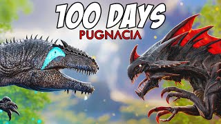 I Spent 100 Days in Arks Craziest Mod Pugnacia [upl. by Andromede]