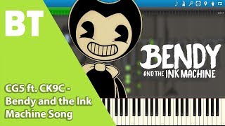 CG5 ft CK9C  Bendy and the Ink Machine Song Spotlight Piano Cover  Sheets [upl. by Bowler]