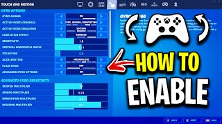 Fortnites NEW Gyro Aiming Controls 🎮 How To Enable [upl. by Airym767]