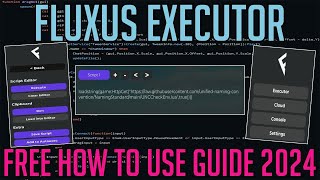 FLUXUS ROBLOX EXPLOITEXECUTOR  HOW TO DOWNLOAD INSTALL AND EXECUTE SCRIPTS ON YOUR PC SEPT 2024 [upl. by Oiralednac633]