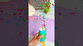 DIY Party Popper 🎉 diy youtubeshorts partypopper shorts [upl. by Artinad]