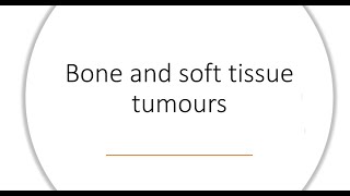 MSS  Pathology  Bone and soft tissue tumors  lec 6 [upl. by Dazhehs]