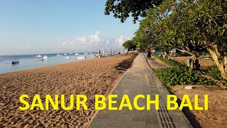 Beachfront Hotels in Sanur Beach Bali  southern area of Sanur [upl. by Rawlinson]