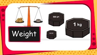 Maths  Measurement Weight  English [upl. by Sema425]