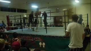 Joseph Raka At the Mareeba fight night Part 1 [upl. by Nohsauq]