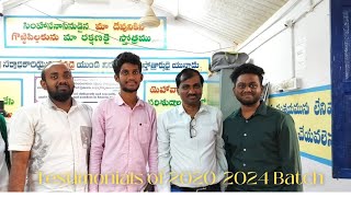 Testimonials of 202024 Batch Brothers on 27102024 Thanksgiving Meeting [upl. by Lockhart]