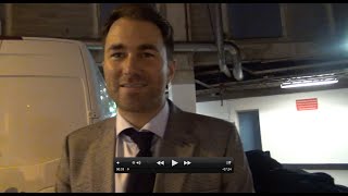 Eddie Hearn quotNothing less than a 5050 split for QuiggFrampton will be entertainedquot [upl. by Eikram]