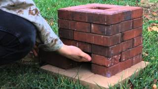 DIY Brick Rocket Stove [upl. by Inalej]