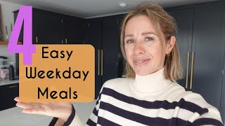 4 QUICK MIDWEEK MEALS  FAMILY MEALS IN A HURRY  Kerry Whelpdale [upl. by Nonnahs]